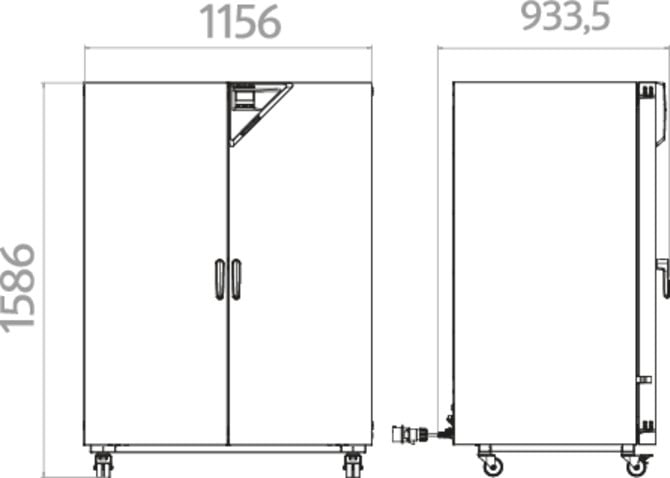 Modelo FED 720 | Cámaras de calor y de secado con convección forzada y controlador programable - Imagen 3