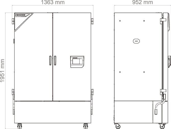 Modelo KBF PRO 720 | Cámaras de clima constante con límites ampliados de temperatura y humedad - Imagen 3