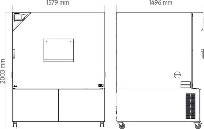 Modelo MKF 1020 | Cámaras de clima variable para un cambio rápido de temperatura con regulación de la humedad - Imagen 4